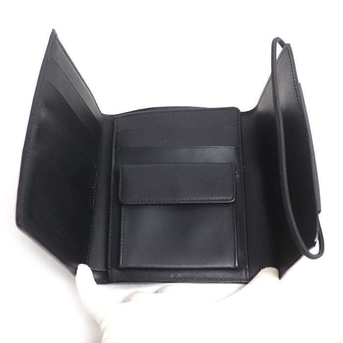 LOUIS VUITTON ルイ・ヴィトン ポルトフォイユ エラスティック 二つ折り財布 エピ ノワール M6346B MI0061 レディース【中古】