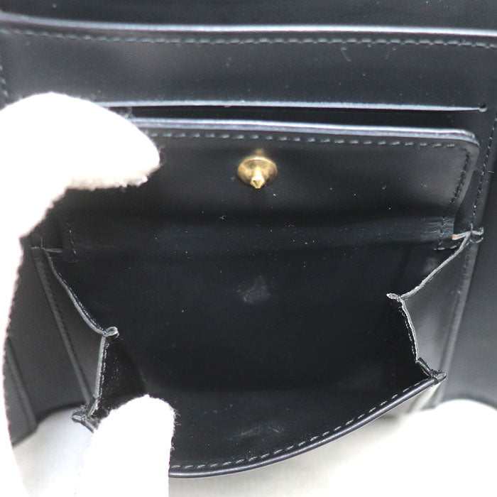 LOUIS VUITTON ルイ・ヴィトン ポルトフォイユ エラスティック 二つ折り財布 エピ ノワール M6346B MI0061 レディース【中古】