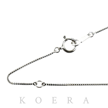 TASAKI タサキ K18WG ホワイトゴールド ネックレス ベネチアン 1.8g 40cm レディース【中古】