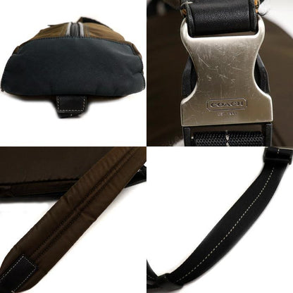 COACH コーチ ヴァリック スリング ボディバッグ ブラウン F70692 メンズ【中古】