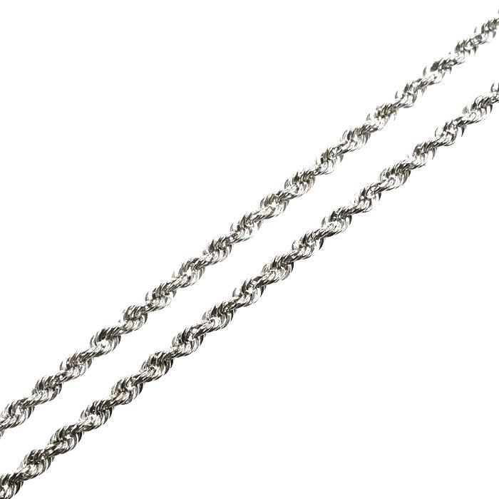 K18WG ホワイトゴールド ネックレス ブラックダイヤモンド1.95ct ダイヤモンド1.10ct 4.3g 40cm レディース【中古】