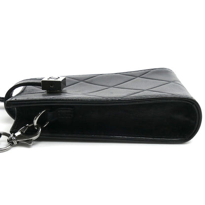 CHANEL シャネル ココマーク フォンホルダー ブラック バッグチャーム レディース【中古】