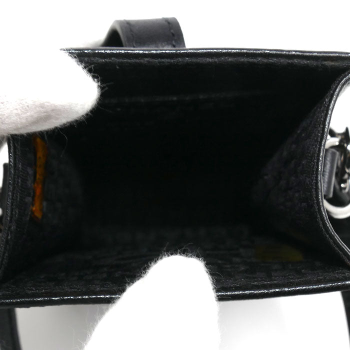 CHANEL シャネル ココマーク フォンホルダー ブラック バッグチャーム レディース【中古】