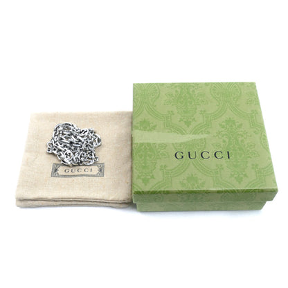 GUCCI グッチ シルバー925 インターロッキングG ネックレス 61694 J8400 0811 57.8g 60cm メンズ【中古】