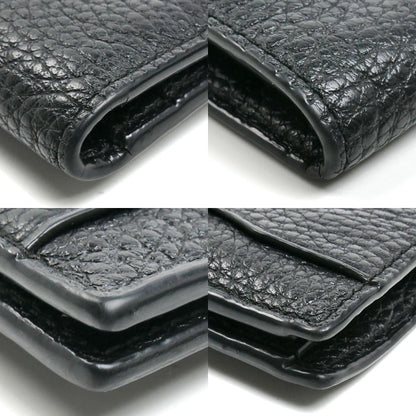 COACH コーチ スナップ カード ウォレット 二つ折り財布 ブラック CA020 QB/BK アウトレット メンズ【中古】