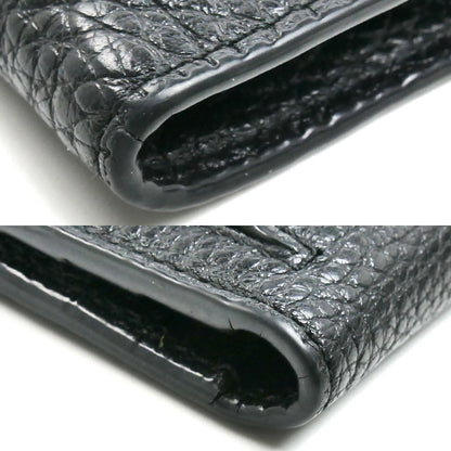 COACH コーチ スナップ カード ウォレット 二つ折り財布 ブラック CA020 QB/BK アウトレット メンズ【中古】