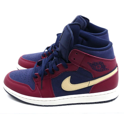 NIKE ナイキ エアジョーダン 1 MID SE スニーカー チームレッド/オブシディアン/ペールバニラ IO7449-600 27cm メンズ【未使用】【買取品】