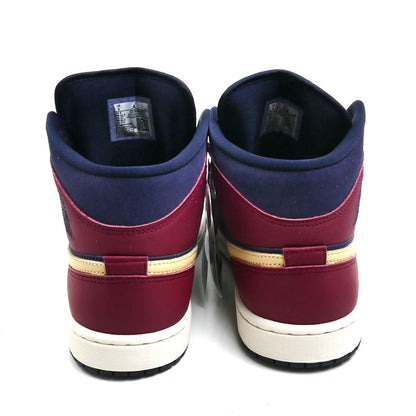 NIKE ナイキ エアジョーダン 1 MID SE スニーカー チームレッド/オブシディアン/ペールバニラ IO7449-600 27cm メンズ【未使用】【買取品】