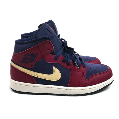 NIKE ナイキ エアジョーダン 1 MID SE スニーカー チームレッド/オブシディアン/ペールバニラ IO7449-600 27cm メンズ【未使用】【買取品】
