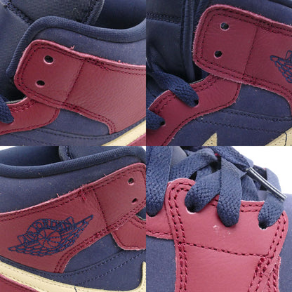 NIKE ナイキ エアジョーダン 1 MID SE スニーカー チームレッド/オブシディアン/ペールバニラ IO7449-600 27cm メンズ【未使用】【買取品】