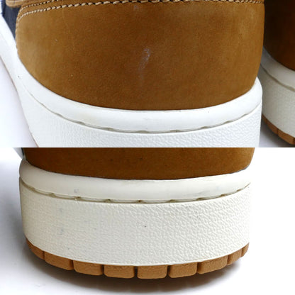 NIKE ナイキ エアジョーダン 1 MID SE スニーカー ブラック/バーシティレッド/セイル/フラックス HV4091-002 27cm メンズ【未使用】【買取品】