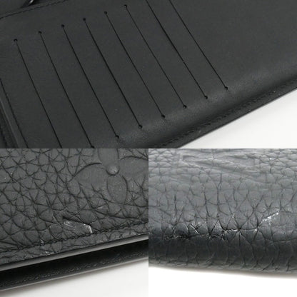 LOUIS VUITTON ルイ・ヴィトン ポルトフォイユ ブラザ 長財布 トリヨンレザー ノワール M69038 IC メンズ【中古】