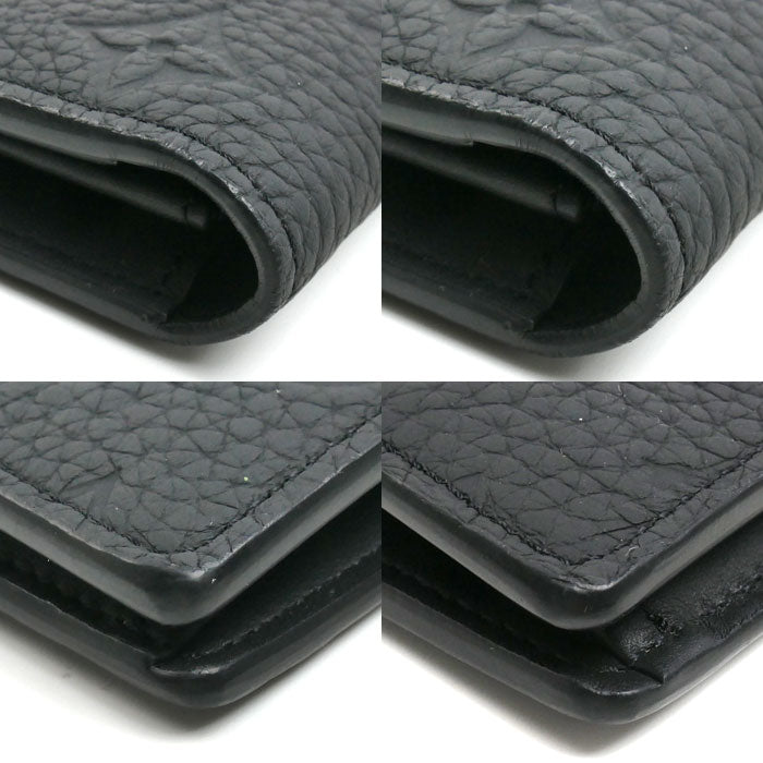 LOUIS VUITTON ルイ・ヴィトン ポルトフォイユ ブラザ 長財布 トリヨンレザー ノワール M69038 IC メンズ【中古】