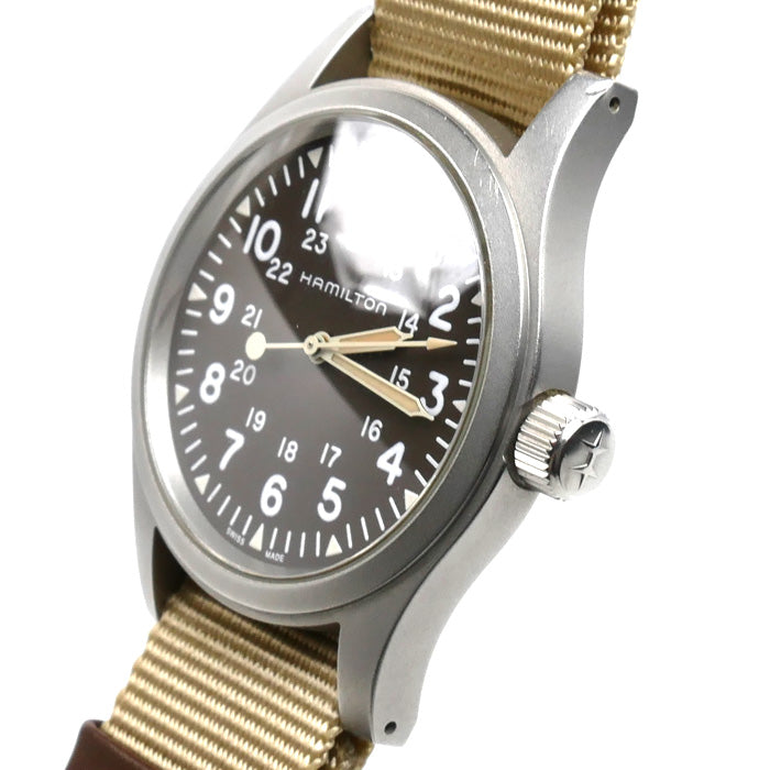 HAMILTON ハミルトン カーキ フィールド メカニカル 38mm 腕時計 手巻き H69439901/H694390 メンズ【中古】