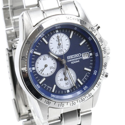 SEIKO セイコー クロノグラフ 腕時計 電池式 SND365PC/7T92-0DW0 海外モデル メンズ【中古】【美品】