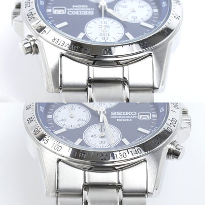 SEIKO セイコー クロノグラフ 腕時計 電池式 SND365PC/7T92-0DW0 海外モデル メンズ【中古】【美品】