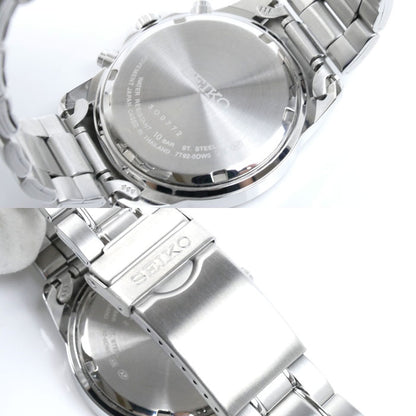 SEIKO セイコー クロノグラフ 腕時計 電池式 SND365PC/7T92-0DW0 海外モデル メンズ【中古】【美品】