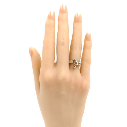 TIFFANY&Co. ティファニー シルバー925 K18YG イエローゴールド フック＆アイ リング・指輪 11.5号 4.4g レディース【中古】