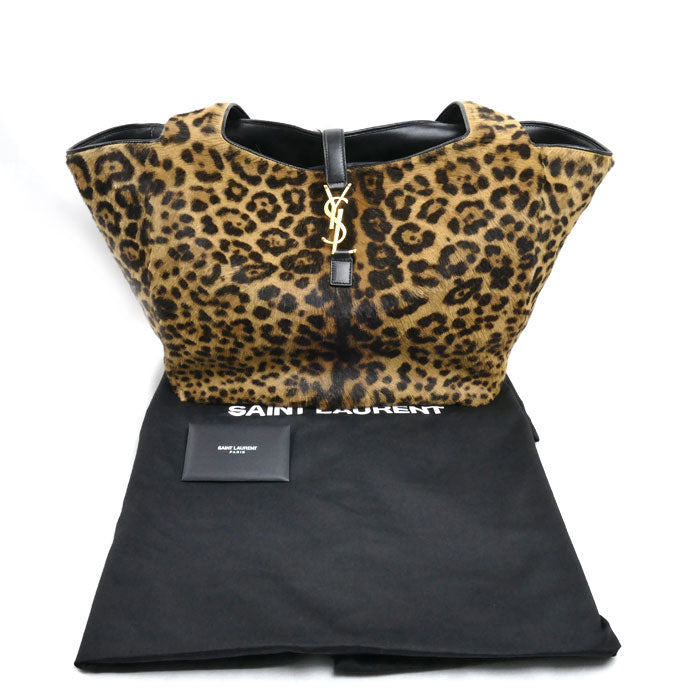 SAINT LAURENT サンローラン LE5A7BEA トートバッグ レオパード 763435AAD0N2063 レディース【中古】【美品】