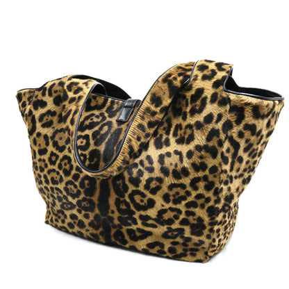 SAINT LAURENT サンローラン LE5A7BEA トートバッグ レオパード 763435AAD0N2063 レディース【中古】【美品】