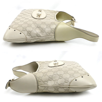 GUCCI グッチ グッチシマ ワンショルダー ショルダーバッグ ホワイト 145778 レディース【中古】