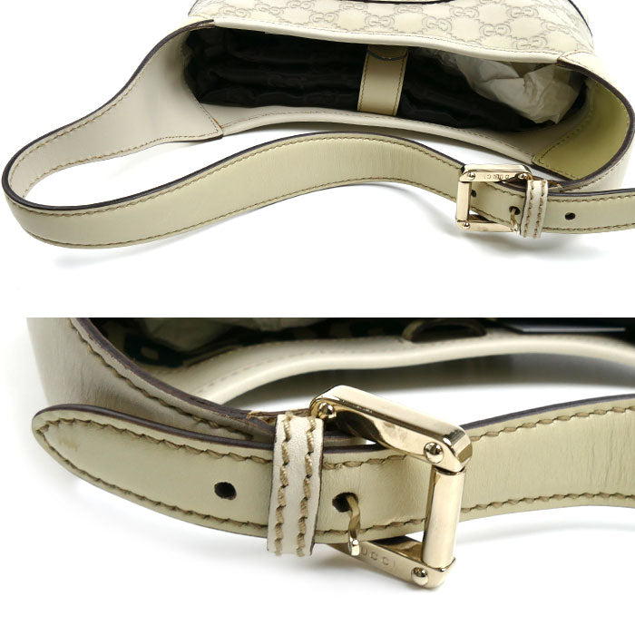 GUCCI グッチ グッチシマ ワンショルダー ショルダーバッグ ホワイト 145778 レディース【中古】