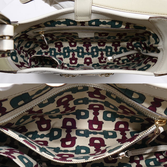 GUCCI グッチ グッチシマ ワンショルダー ショルダーバッグ ホワイト 145778 レディース【中古】