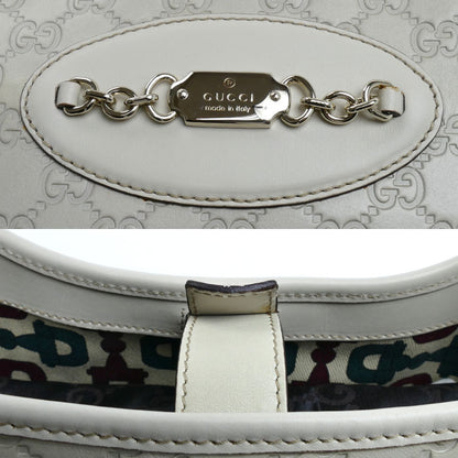 GUCCI グッチ グッチシマ ワンショルダー ショルダーバッグ ホワイト 145778 レディース【中古】