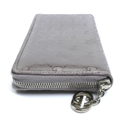 GUCCI グッチ GGインプリメ 長財布 ラウンドファスナー メタリックパープル 212110 FU4FN 5462 ユニセックス【中古】
