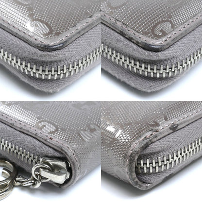 GUCCI グッチ GGインプリメ 長財布 ラウンドファスナー メタリックパープル 212110 FU4FN 5462 ユニセックス【中古】