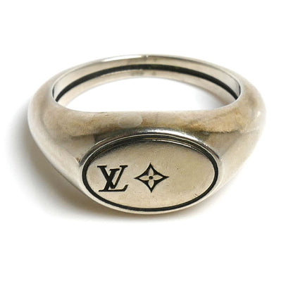 LOUIS VUITTON ルイ・ヴィトン シルバー925 LVテーラー リング・指輪 M1151M VA1294 19.5号 10.5g メンズ【中古】