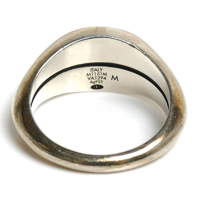 LOUIS VUITTON ルイ・ヴィトン シルバー925 LVテーラー リング・指輪 M1151M VA1294 19.5号 10.5g メンズ【中古】
