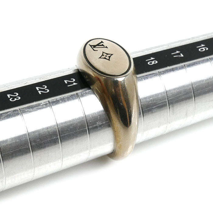 LOUIS VUITTON ルイ・ヴィトン シルバー925 LVテーラー リング・指輪 M1151M VA1294 19.5号 10.5g メンズ【中古】