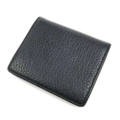 Maison Margiela 4ステッチ 二つ折り財布 ブラック S56UI0140 P4455 T8013 ユニセックス【中古】