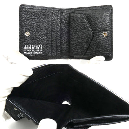 Maison Margiela 4ステッチ 二つ折り財布 ブラック S56UI0140 P4455 T8013 ユニセックス【中古】