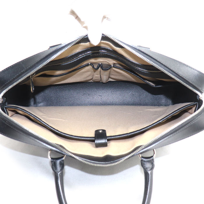 BURBERRY バーバリー ブリーフケース ビジネスバッグ ブラック 8014265 メンズ【中古】