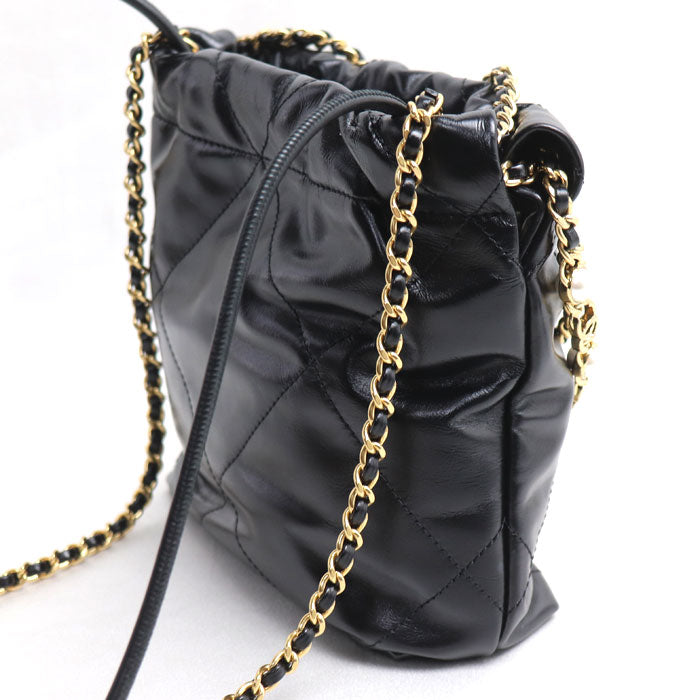 CHANEL シャネル CHANEL 22 MINI 2Wayショルダーバッグ ブラック AS3980 B17401 94305 レディース【中古】【美品】