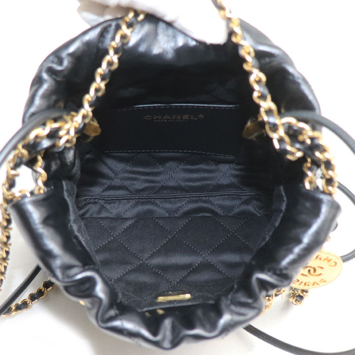 CHANEL シャネル CHANEL 22 MINI 2Wayショルダーバッグ ブラック AS3980 B17401 94305 レディース【中古】【美品】