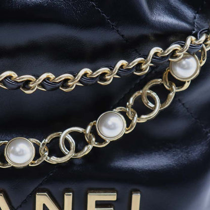 CHANEL シャネル CHANEL 22 MINI 2Wayショルダーバッグ ブラック AS3980 B17401 94305 レディース【中古】【美品】