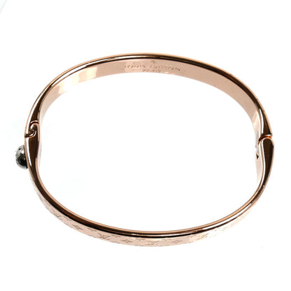 LOUIS VUITTON ルイ・ヴィトン メタル カフ ナノグラム バングル M00254 LE2242 M レディース【中古】