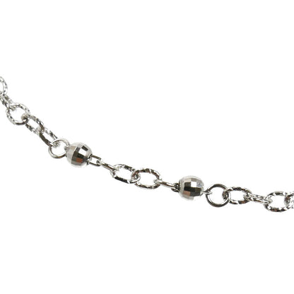 Pt850プラチナ デザイン ブレスレット 1.5g 18cm レディース【中古】