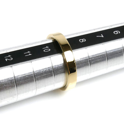 TIFFANY&Co. ティファニー K18YG イエローゴールド フラットバンド リング・指輪 9号 3.3g レディース【中古】