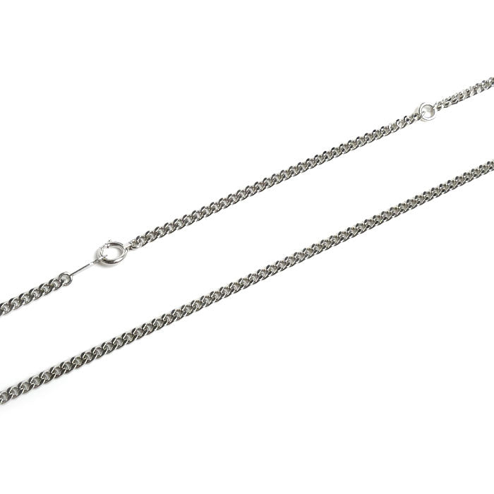 Pt850プラチナ ネックレス 喜平2面カット 25.0g 60cm メンズ【中古】