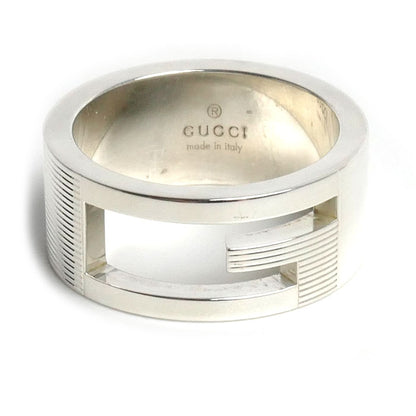 GUCCI グッチ シルバー925 ブランデッドG リング・指輪 032660 09840 8106 9号 7.4g レディース【中古】