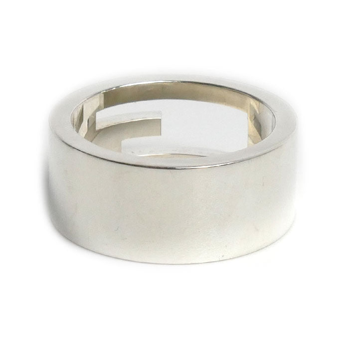 GUCCI グッチ シルバー925 ブランデッドG リング・指輪 032660 09840 8106 9号 7.4g レディース【中古】