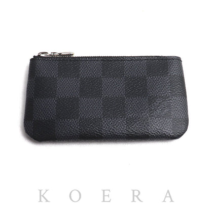 LOUIS VUITTON ルイ・ヴィトン ポシェット・クレ コインケース ダミエグラフィット N60155 CT0293 メンズ【中古】【美品】