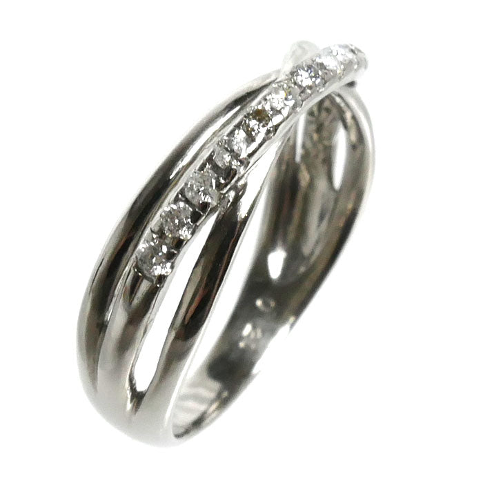 Pt900プラチナ リング・指輪 ダイヤモンド0.21ct 11号 3.5g レディース【中古】