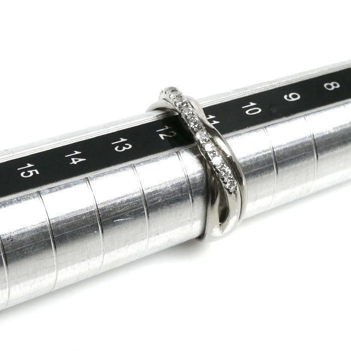 Pt900プラチナ リング・指輪 ダイヤモンド0.21ct 11号 3.5g レディース【中古】