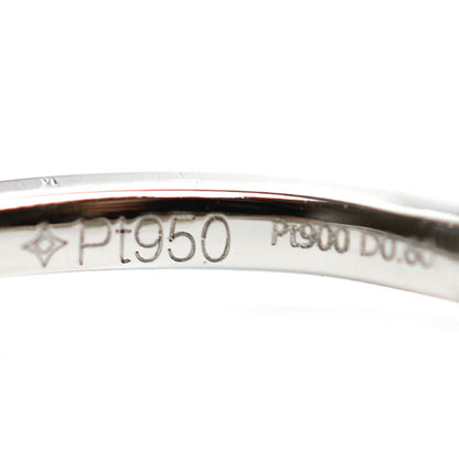 GSTV Pt950プラチナ Pt900プラチナ リング・指輪 ダイヤモンド0.60ct 8.5号 1.5g レディース【中古】