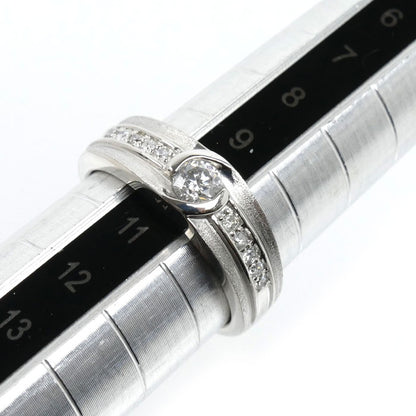 Pt900プラチナ リング・指輪 ダイヤモンド0.20ct/0.10ct 10号 6.0g【中古】【美品】
